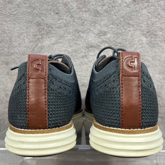 Cole Haan Mens Original Grand Lace Up Knit Oxford Wingtip Shoes Sz 9.5 C27961 - Picture 9 of 11